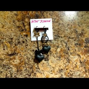 Pierced dangled earrings by Betsey Johnson